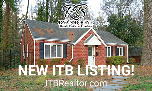 New ITB Listing - ITB Realtor - Ryan Boone Real Estate - 3 BR/1 BA - Wade Avenue Home for Sale