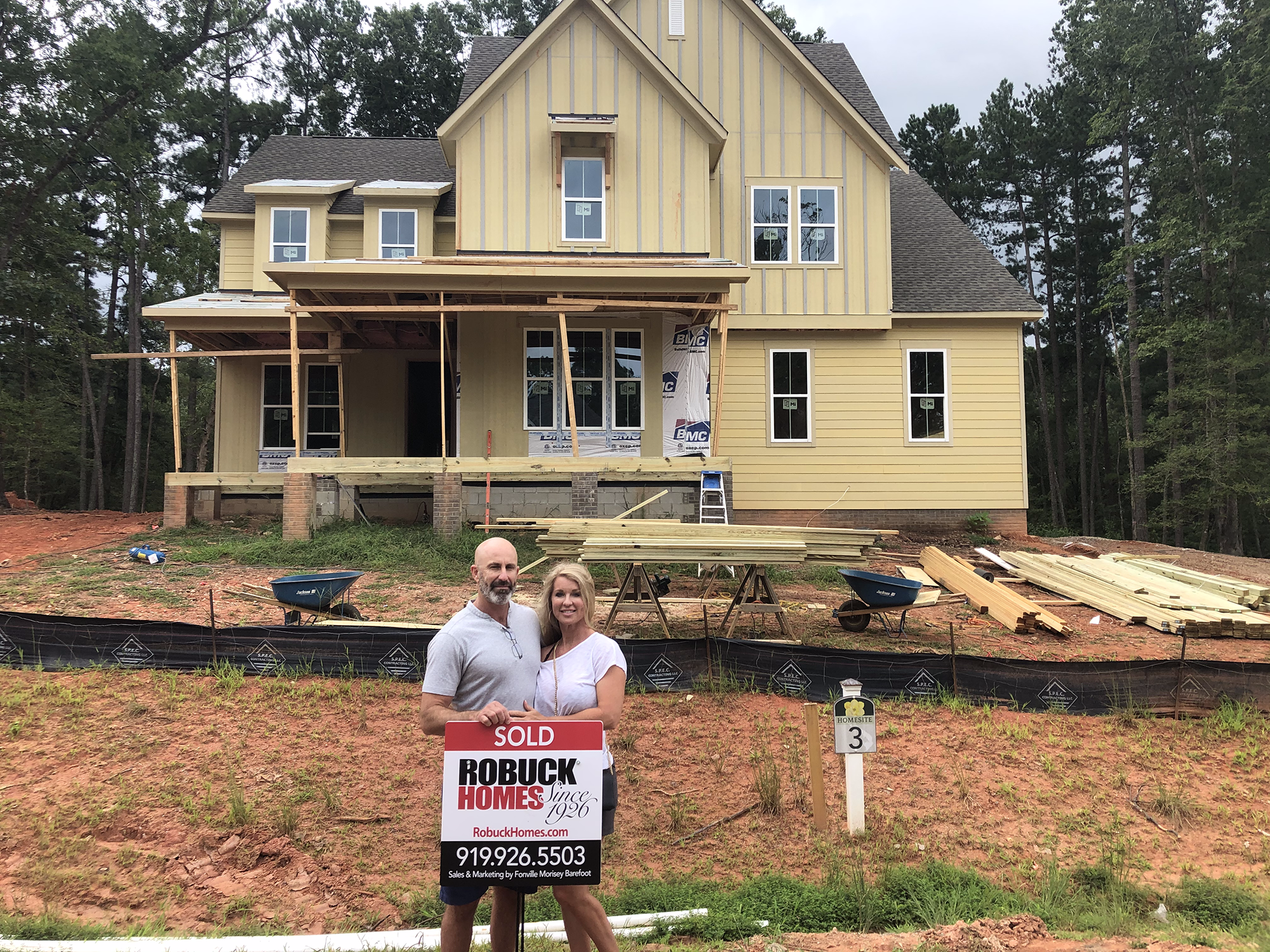 Ryan Boone Real Estate at Hudson Residential New Construction Buyers in Wake Forest The Spauldings