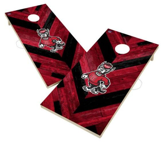 NC State cornhole boards